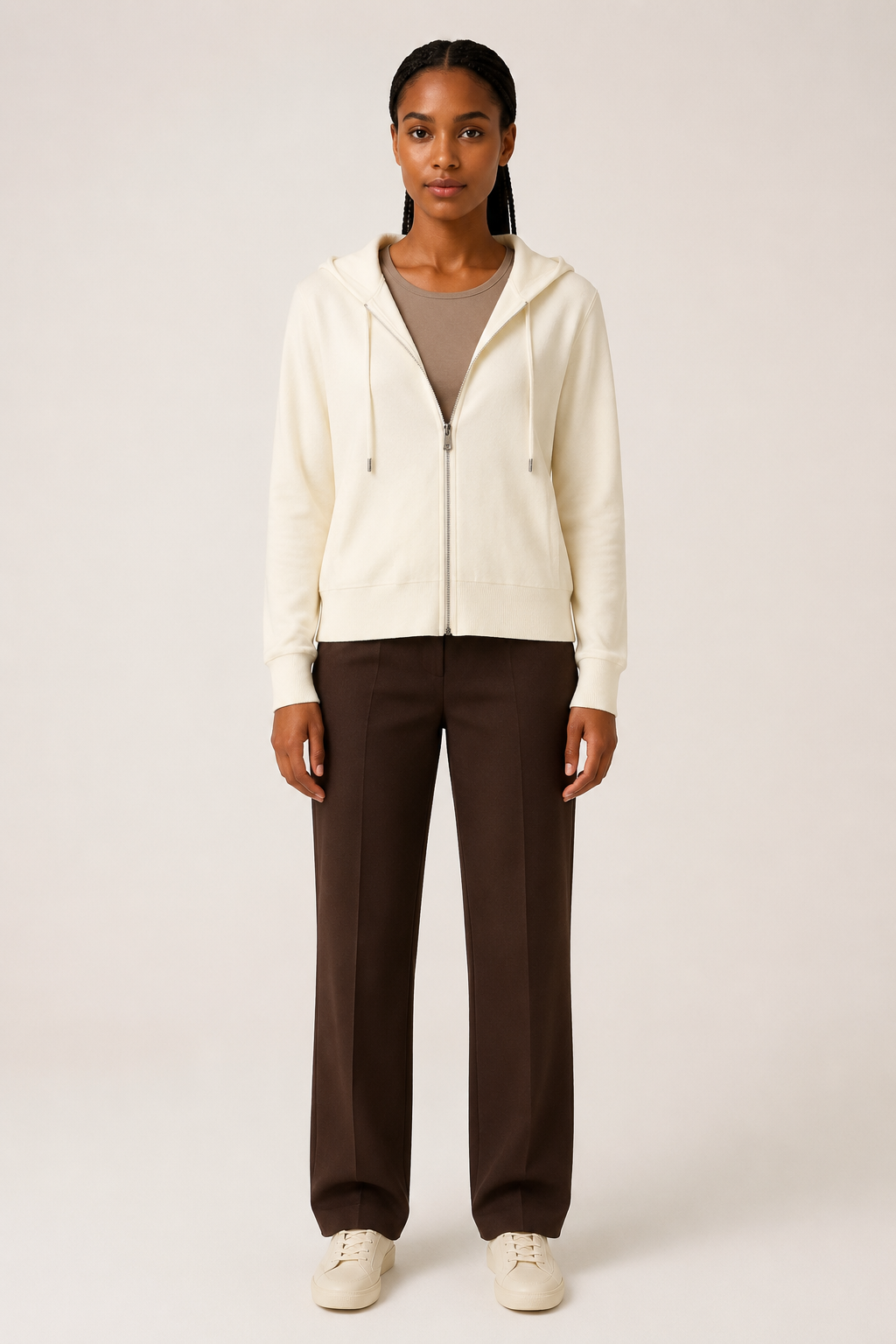 Maglia con Zip Frontale · Versatile e Calda