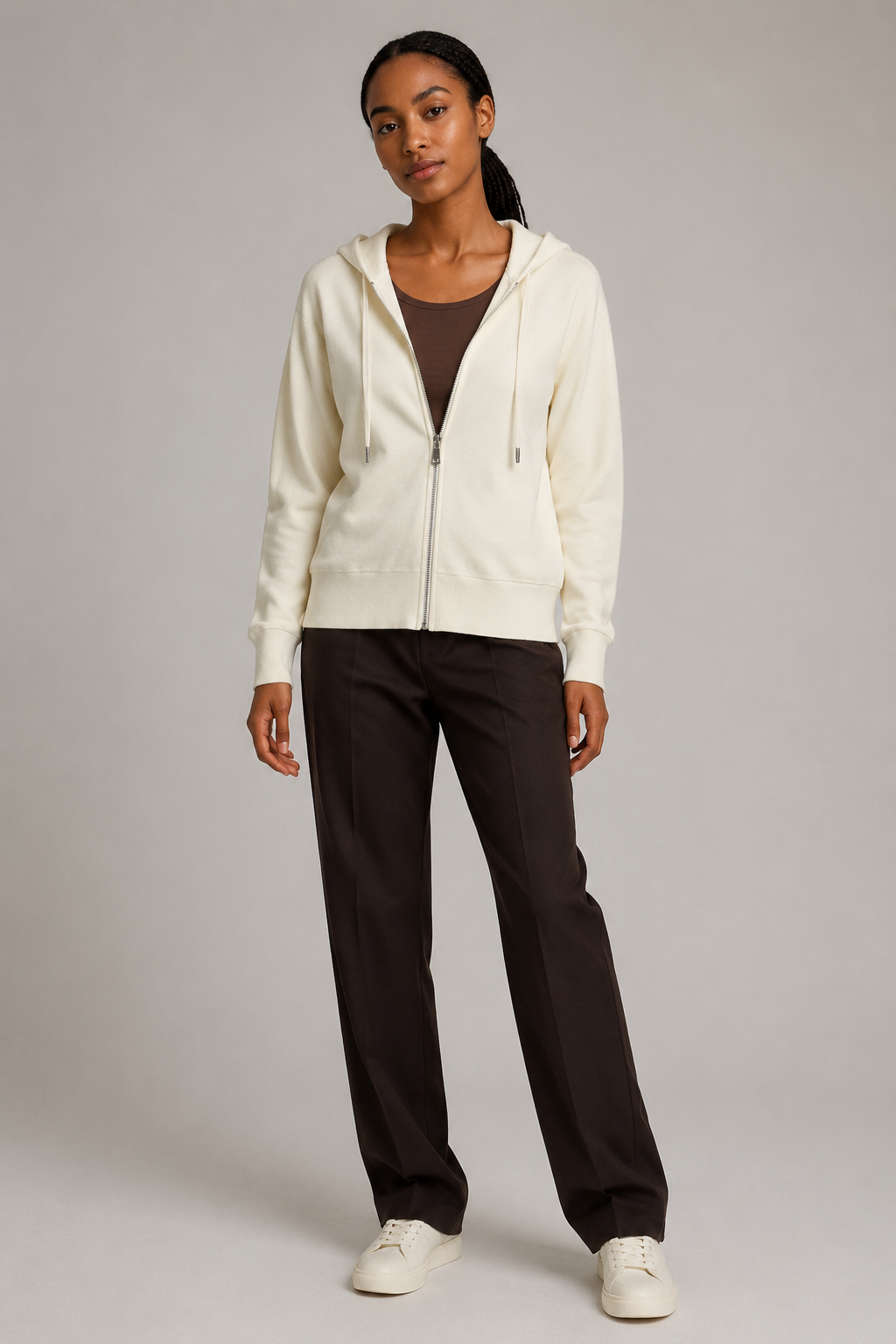 Maglia con Zip Frontale · Versatile e Calda