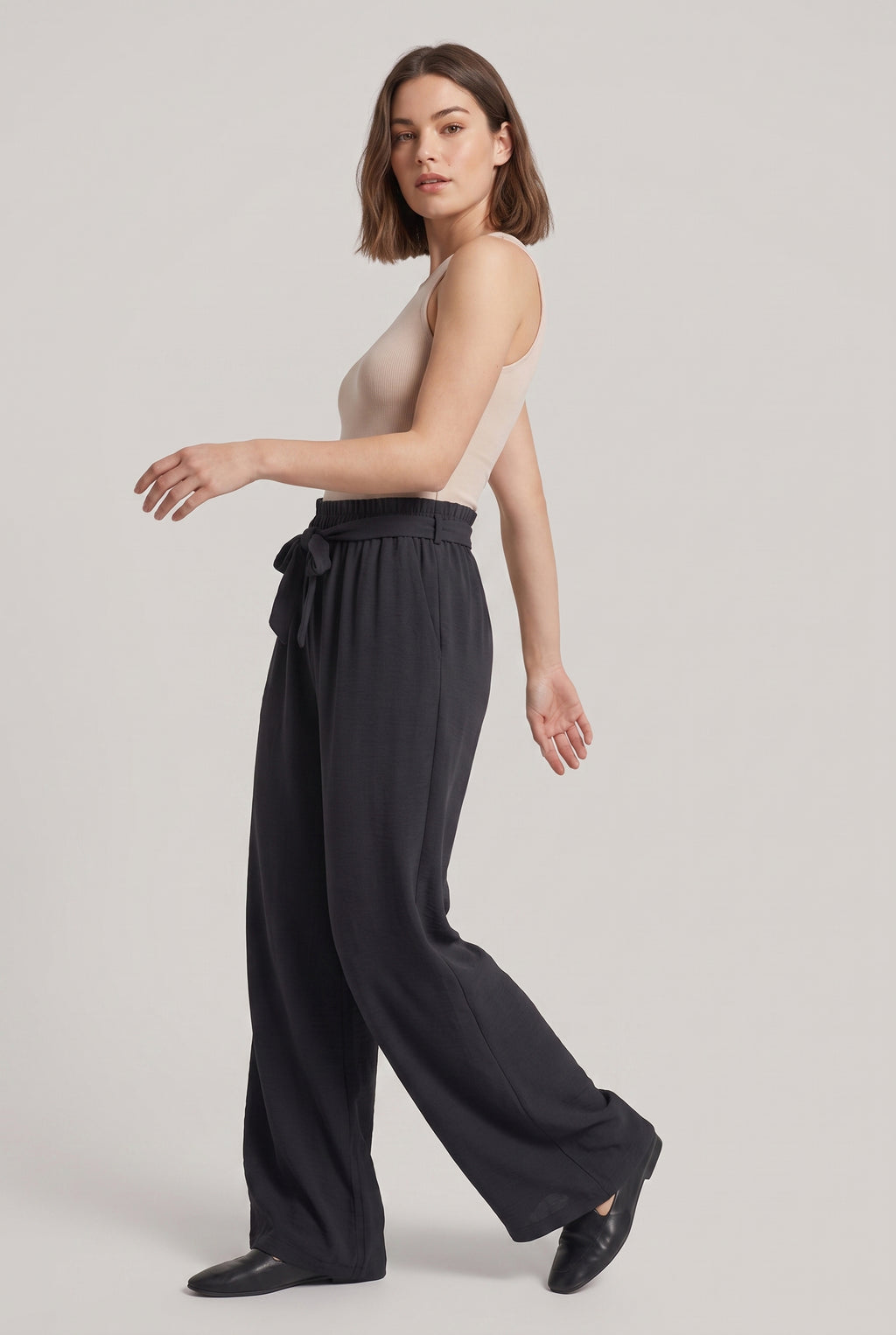 Pantaloni Fluidi · Nero Senza Tempo