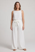 Pantaloni Fluidi · Bianco Luminoso